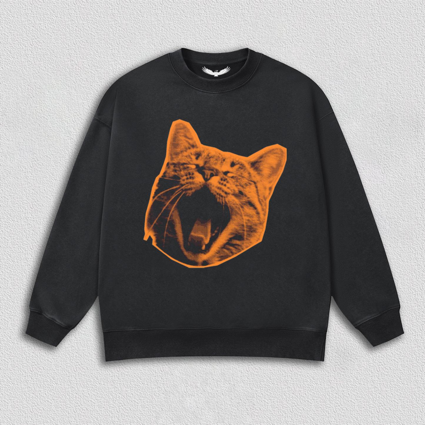 Yawning Orange Cat T-Shirt
