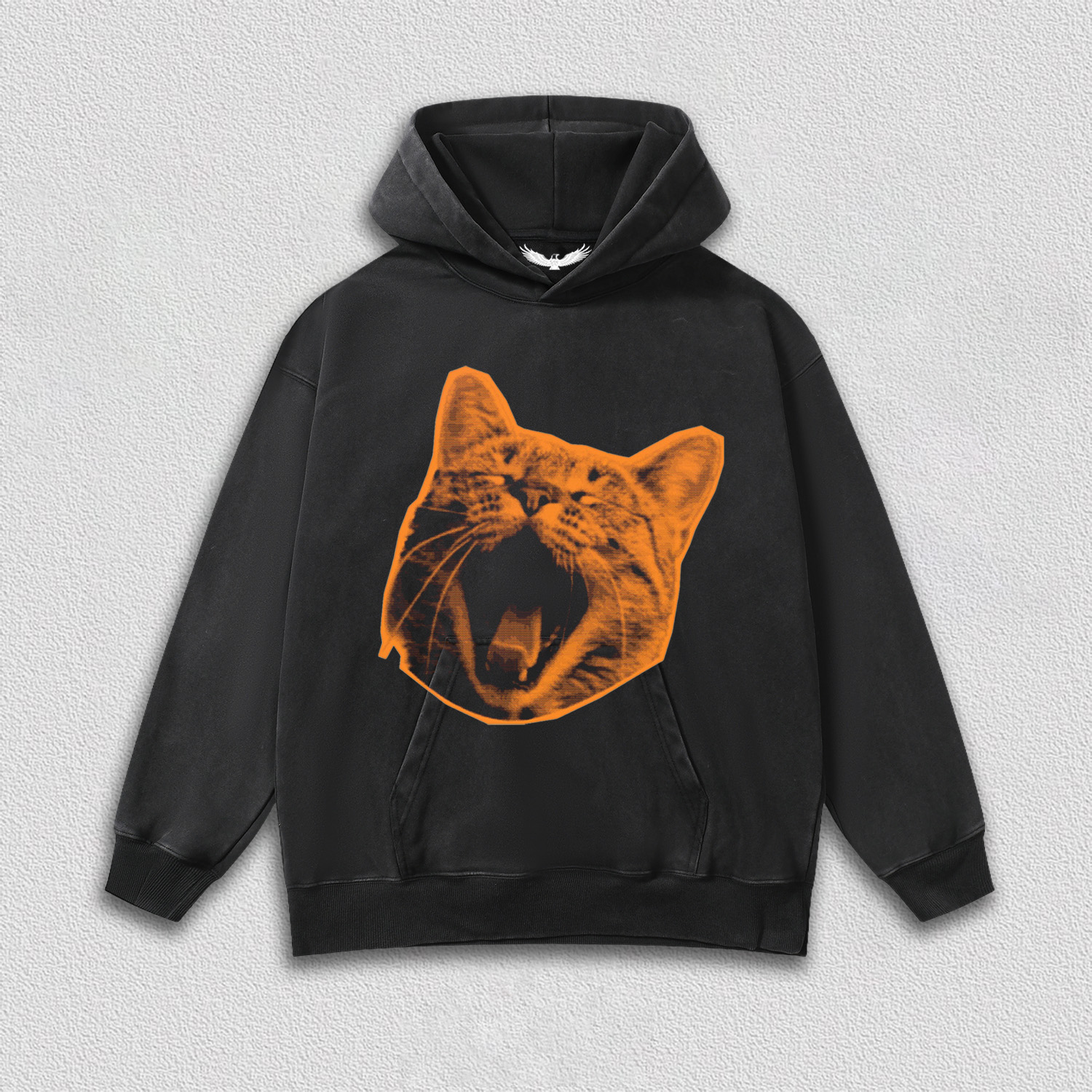 Yawning Orange Cat T-Shirt