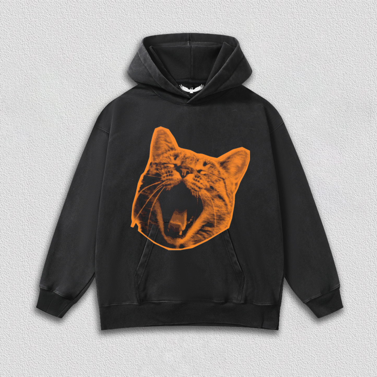 Yawning Orange Cat T-Shirt