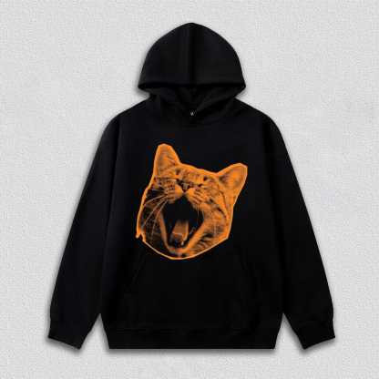 Yawning Orange Cat T-Shirt