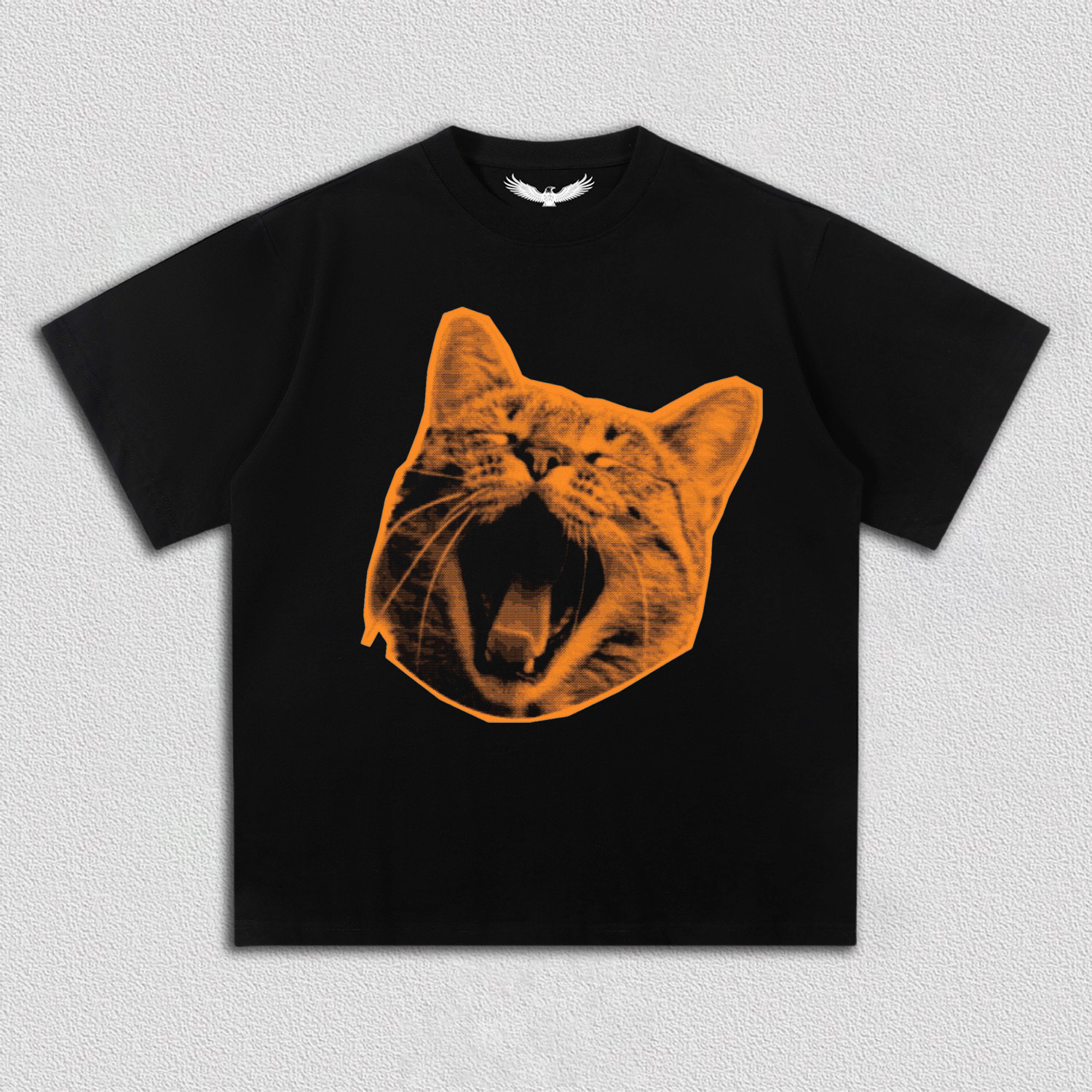 Yawning Orange Cat T-Shirt