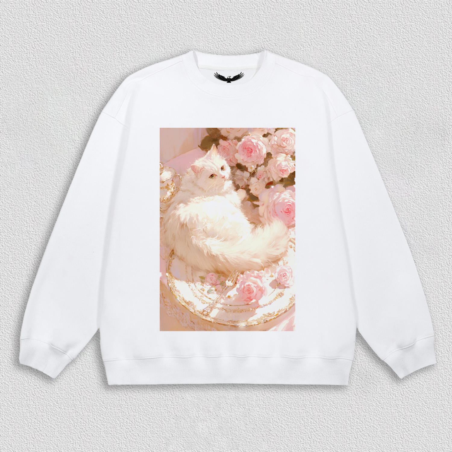 White Cat's Rose Realm T-Shirt