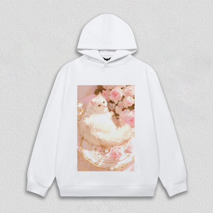 White Cat's Rose Realm T-Shirt