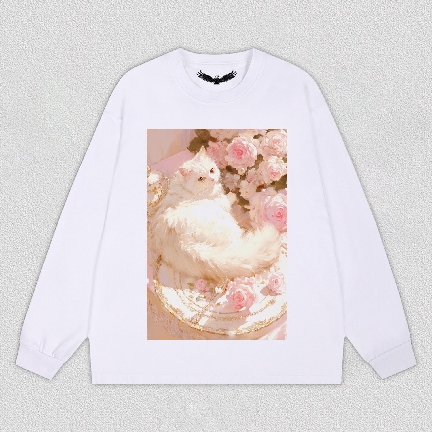 White Cat's Rose Realm T-Shirt