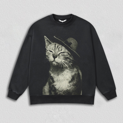 Lazy Moment of Cat with Hat T-Shirt