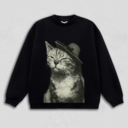 Lazy Moment of Cat with Hat T-Shirt