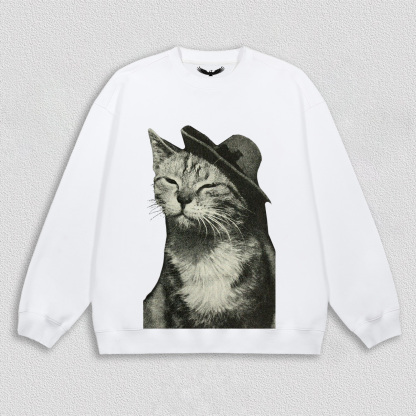 Lazy Moment of Cat with Hat T-Shirt