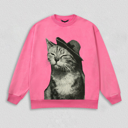 Lazy Moment of Cat with Hat T-Shirt