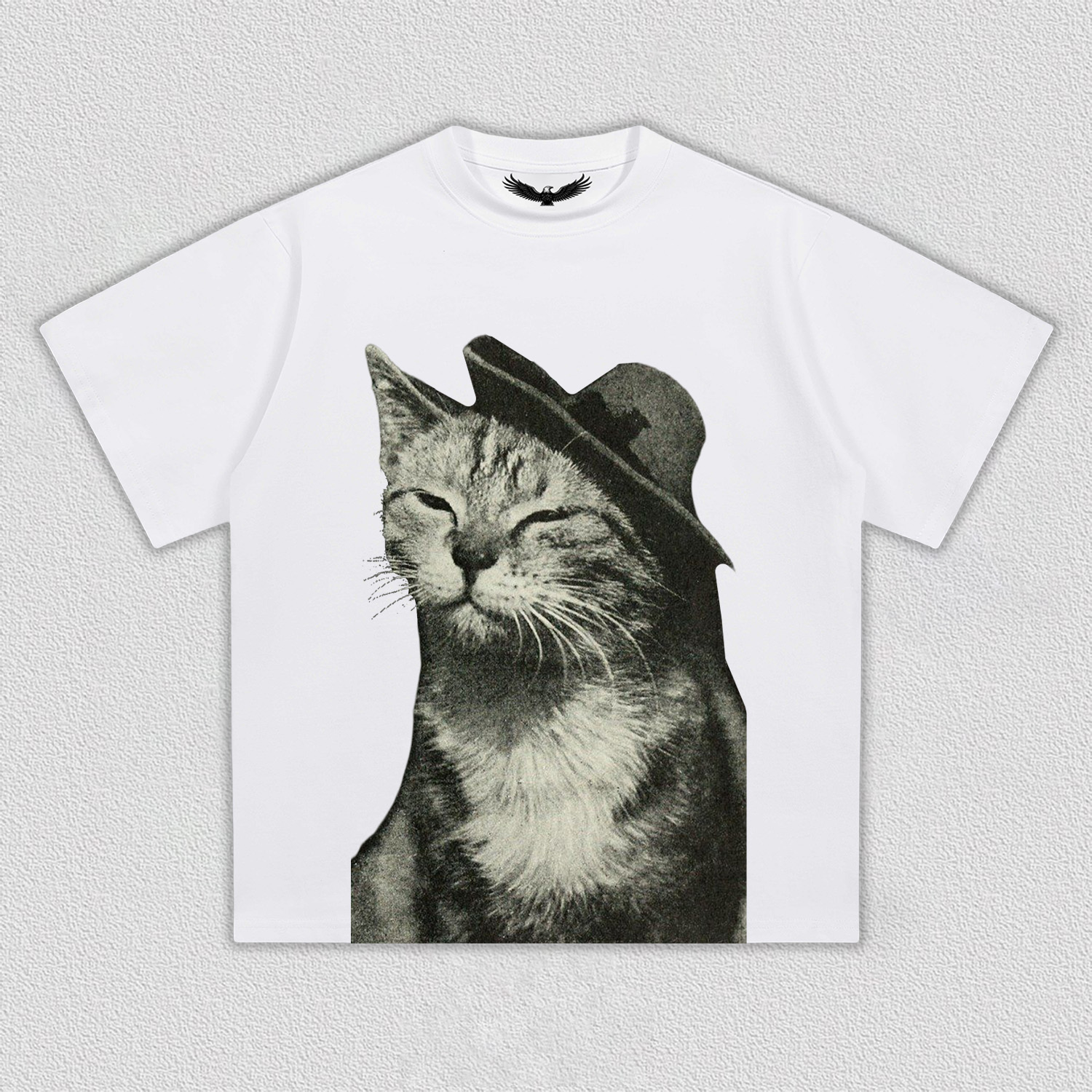Lazy Moment of Cat with Hat T-Shirt
