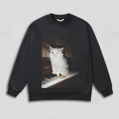 Cat's Piano Time T-Shirt