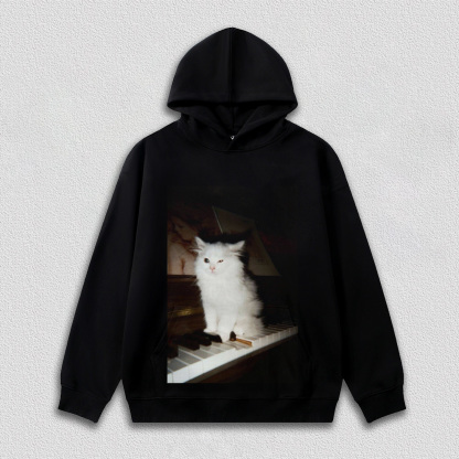 Cat's Piano Time T-Shirt