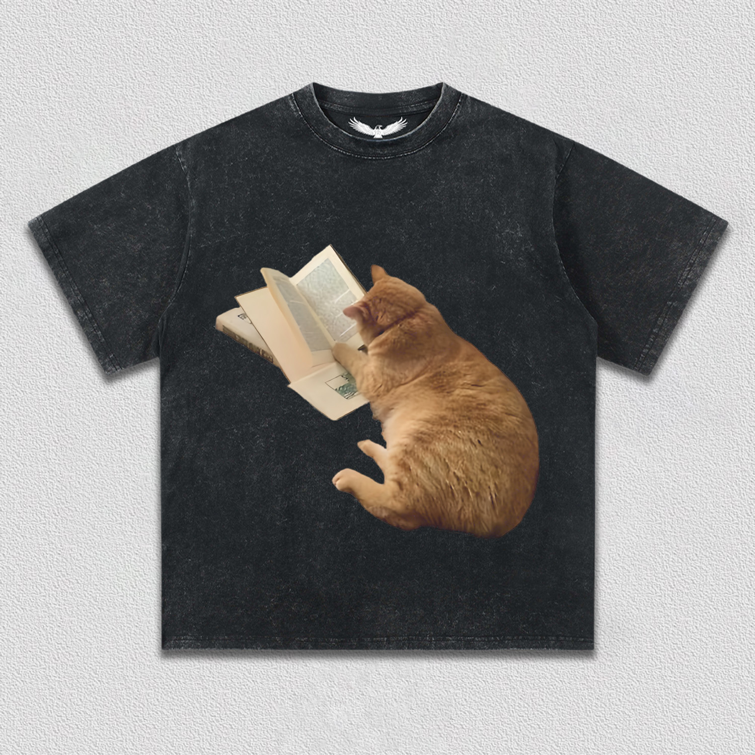 Cat Who Loves Reading T-Shirt