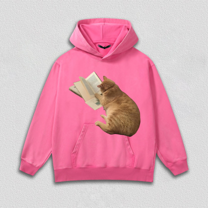 Cat Who Loves Reading T-Shirt