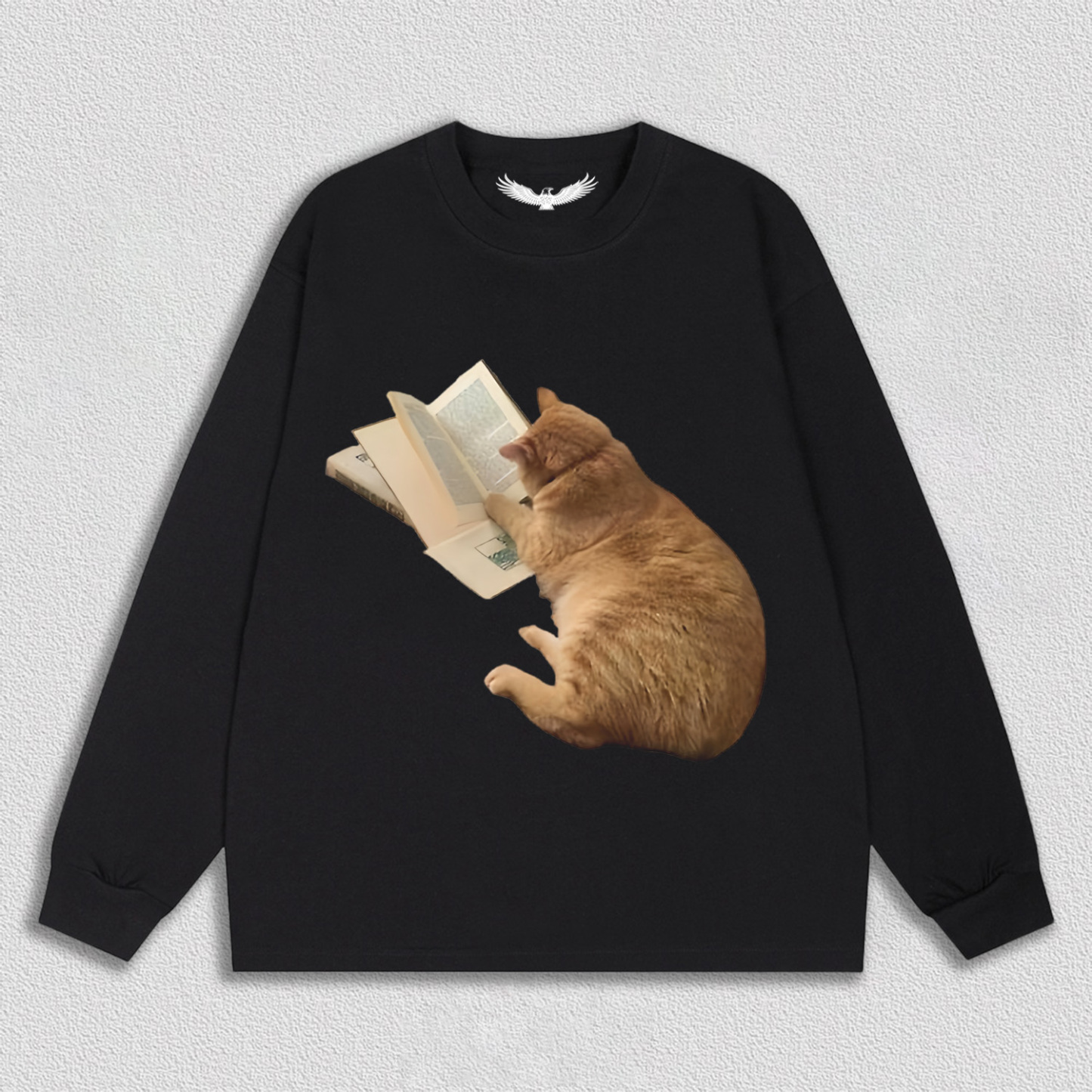Cat Who Loves Reading T-Shirt