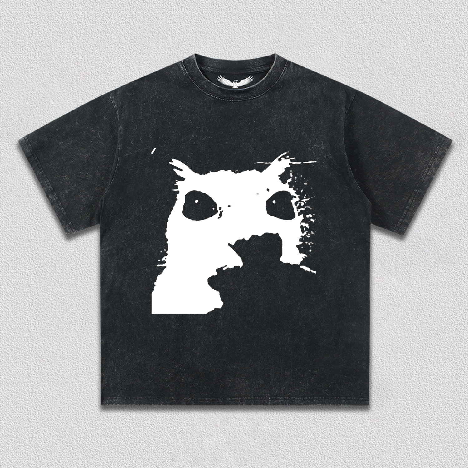 Dark Art Cat Silhouette T-Shirt