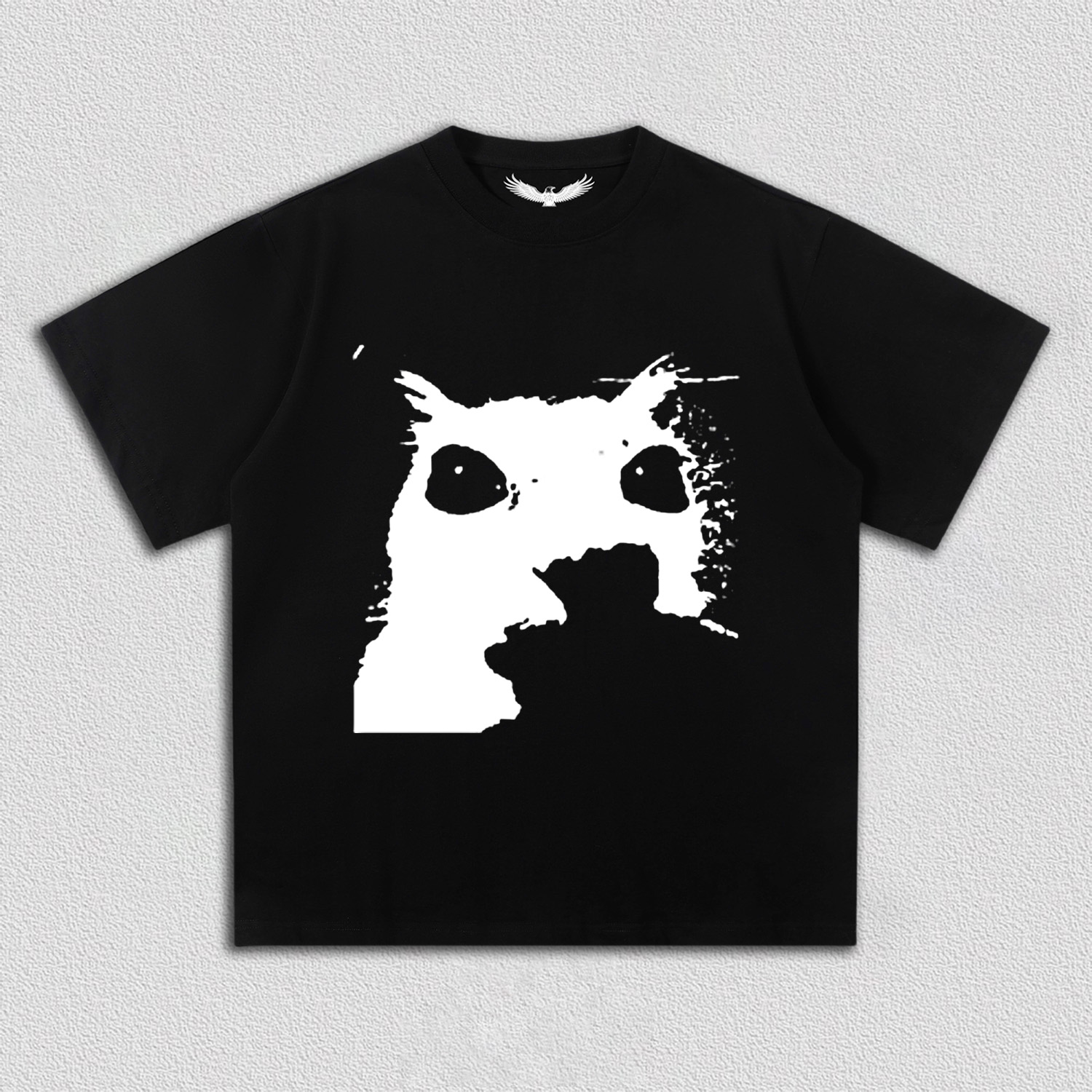 Dark Art Cat Silhouette T-Shirt