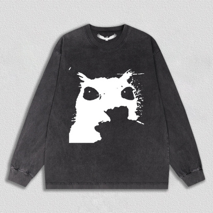 Dark Art Cat Silhouette T-Shirt