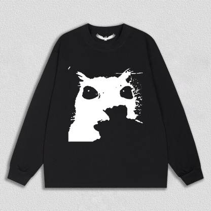 Dark Art Cat Silhouette T-Shirt
