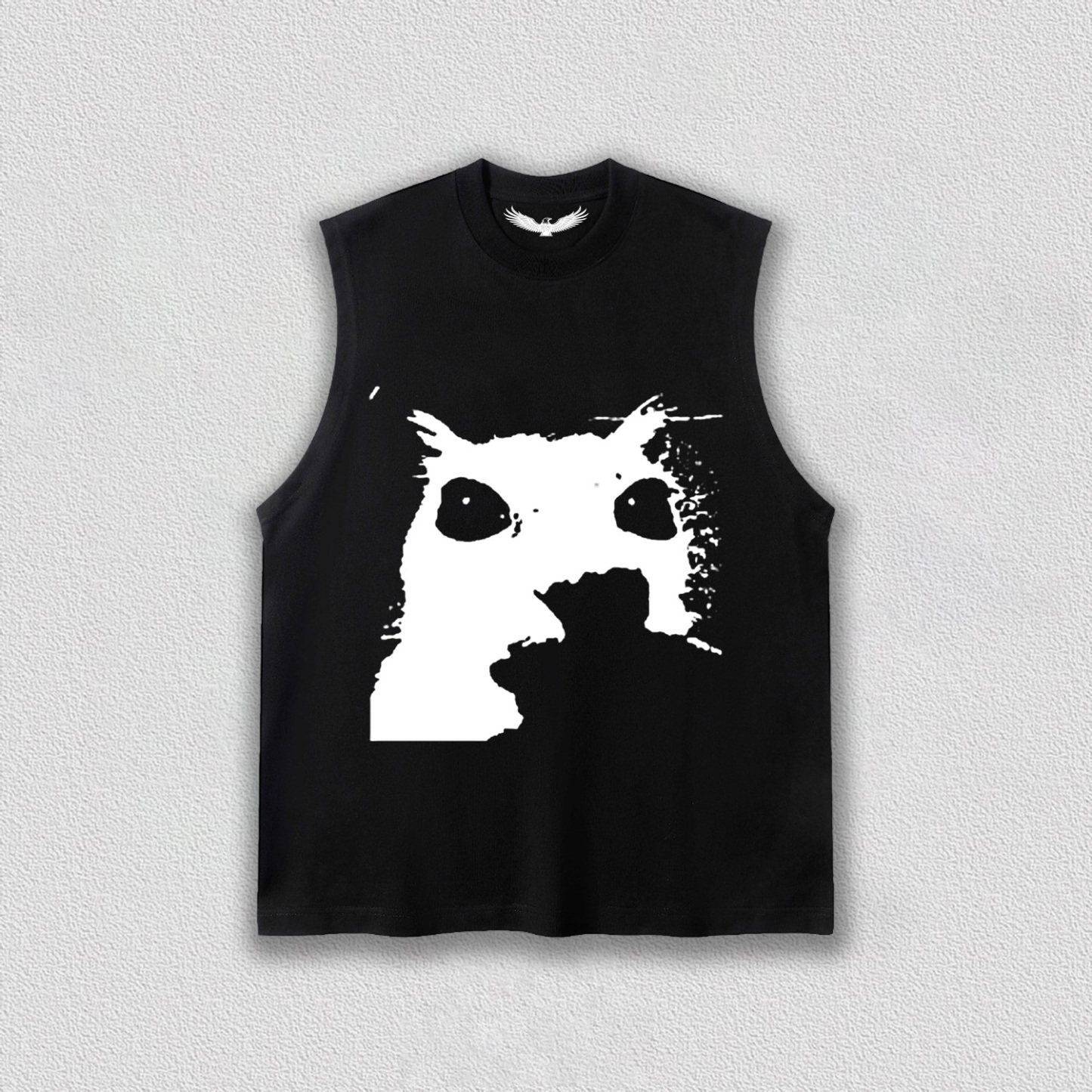 Dark Art Cat Silhouette T-Shirt