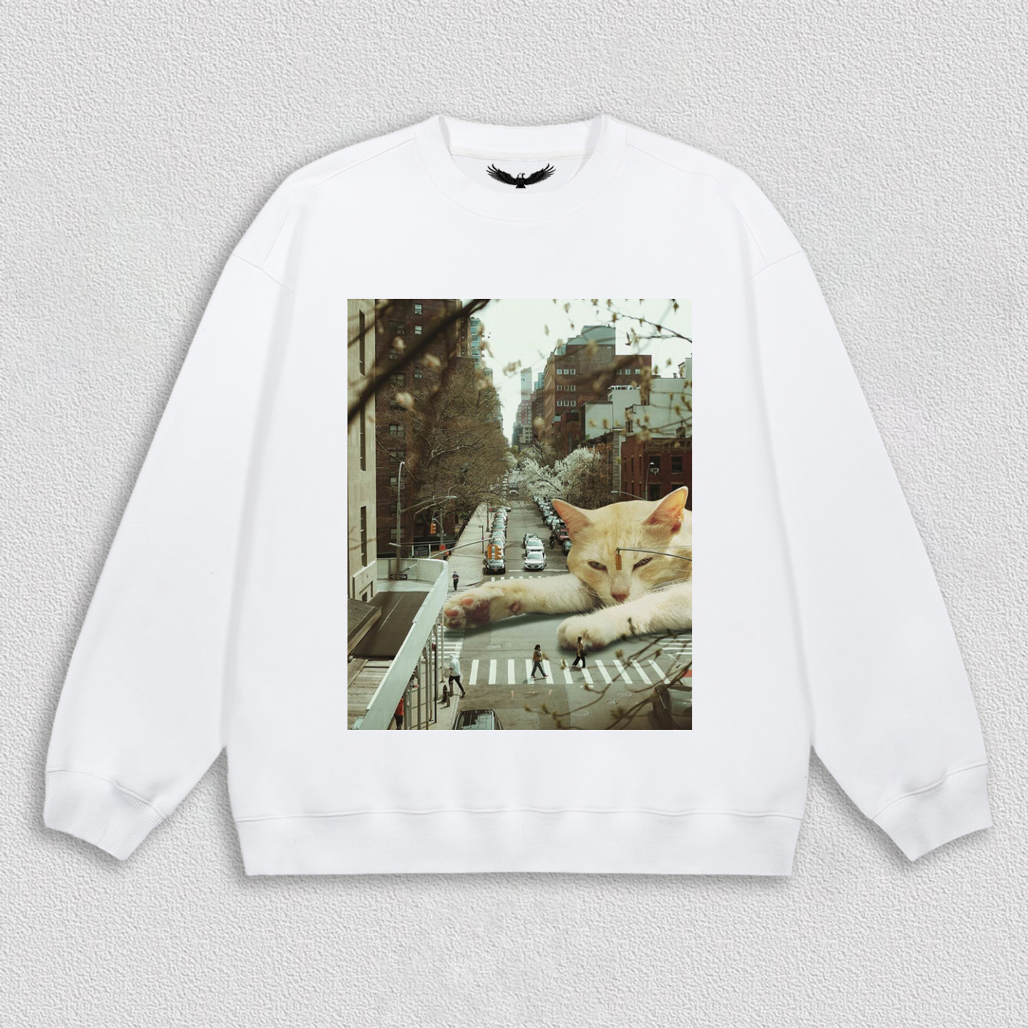 Lazy Cat on City Street T-Shirt