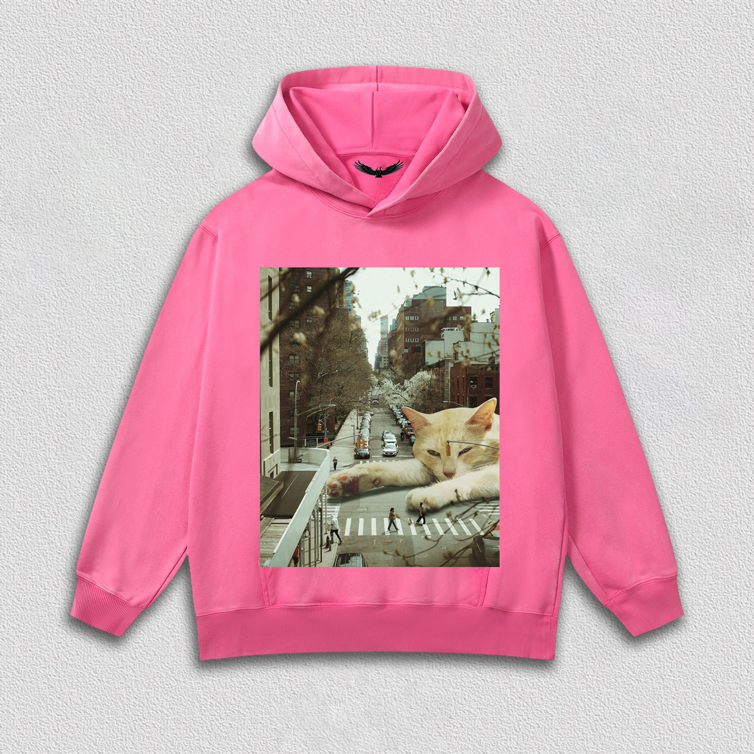 Lazy Cat on City Street T-Shirt