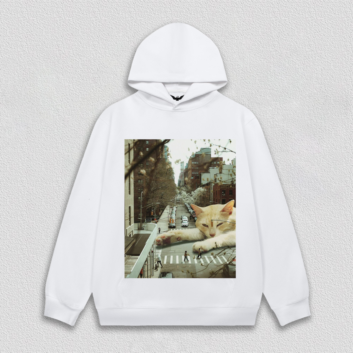 Lazy Cat on City Street T-Shirt