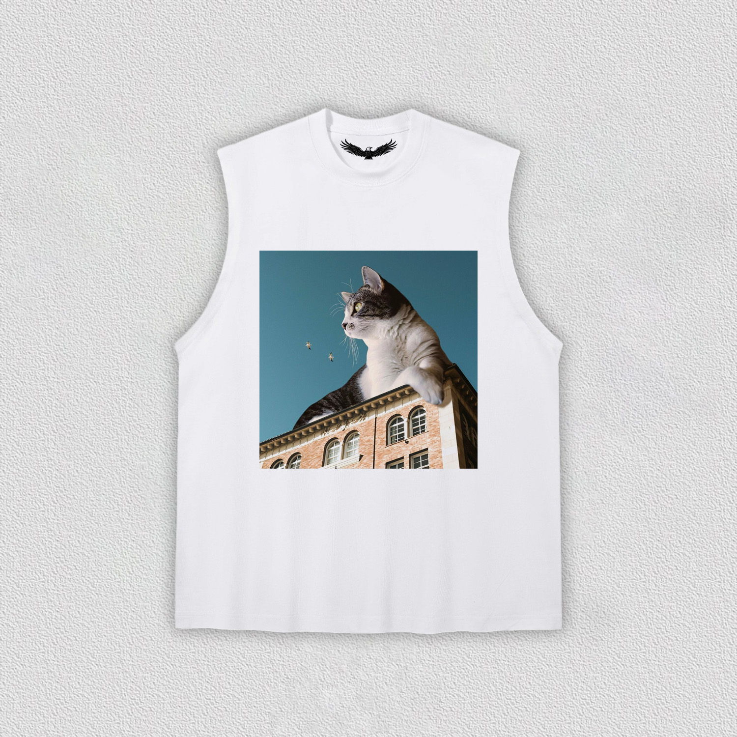 Cat on the City Roof T-Shirt