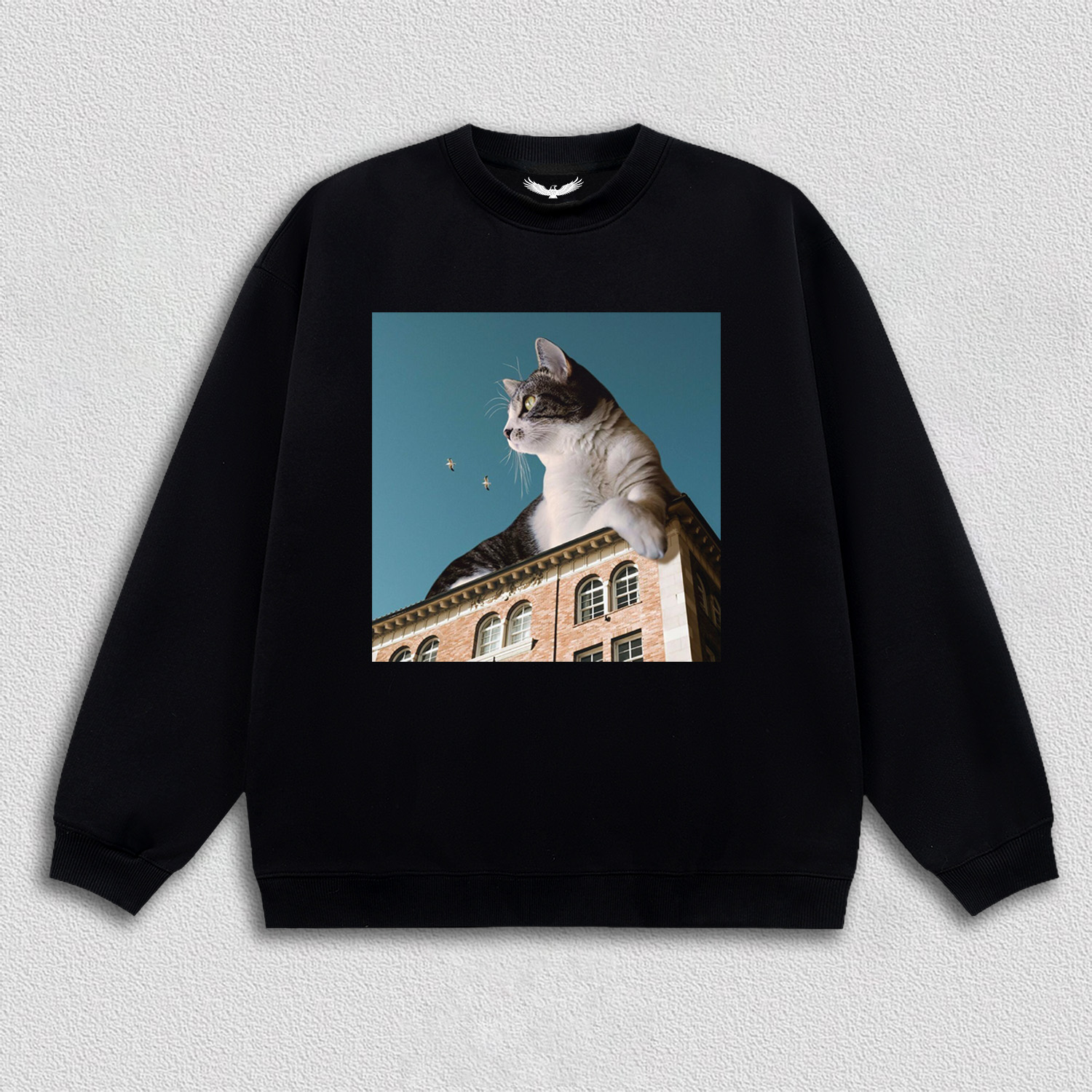 Cat on the City Roof T-Shirt