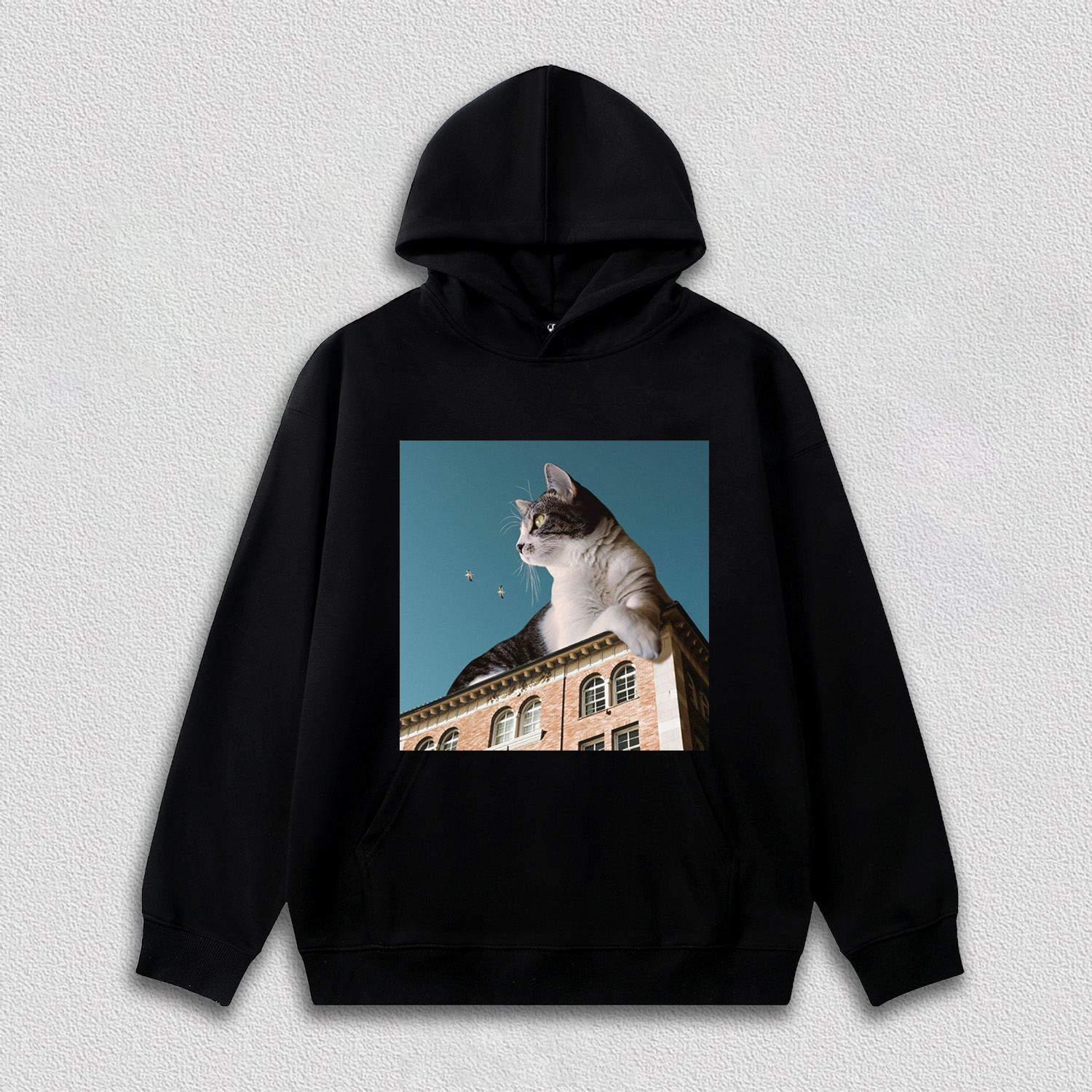 Cat on the City Roof T-Shirt