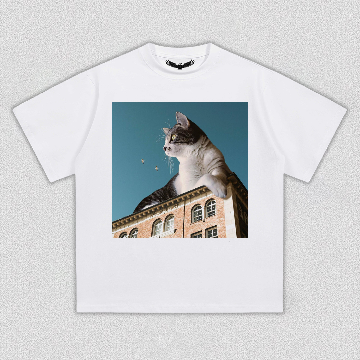 Cat on the City Roof T-Shirt