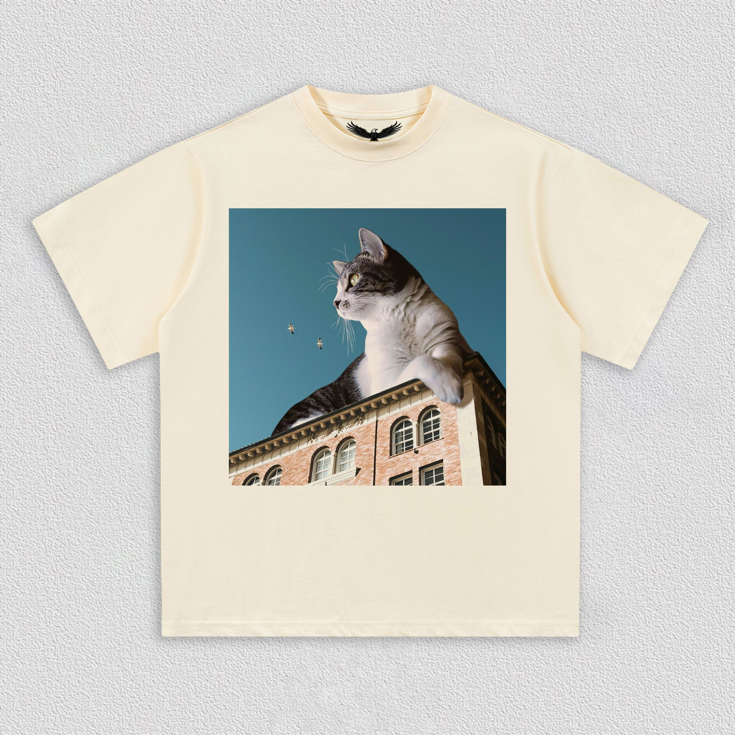 Cat on the City Roof T-Shirt
