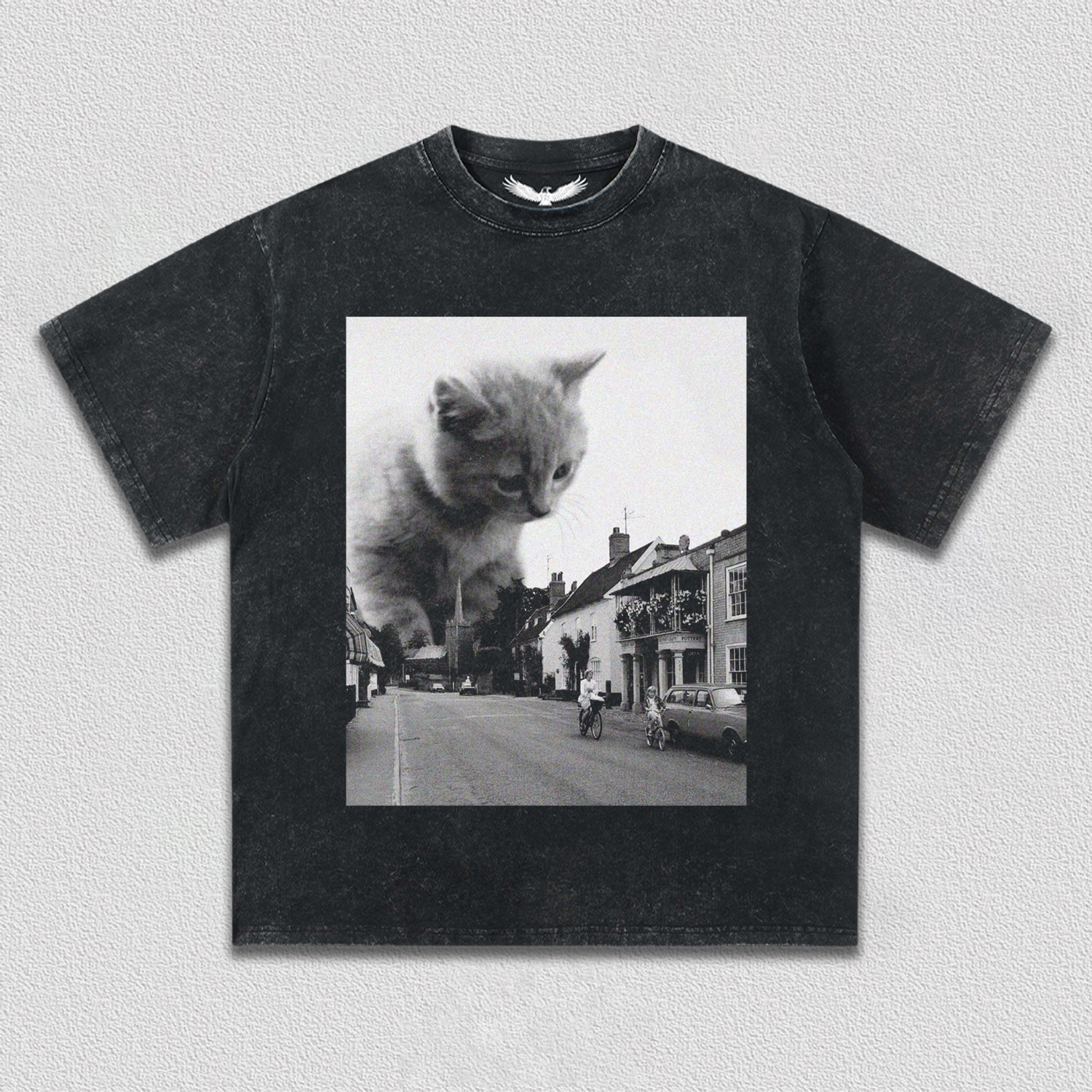Giant Cat in the Town T-Shirt