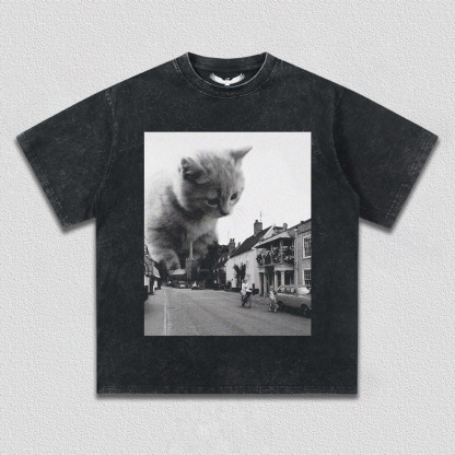 Giant Cat in the Town T-Shirt