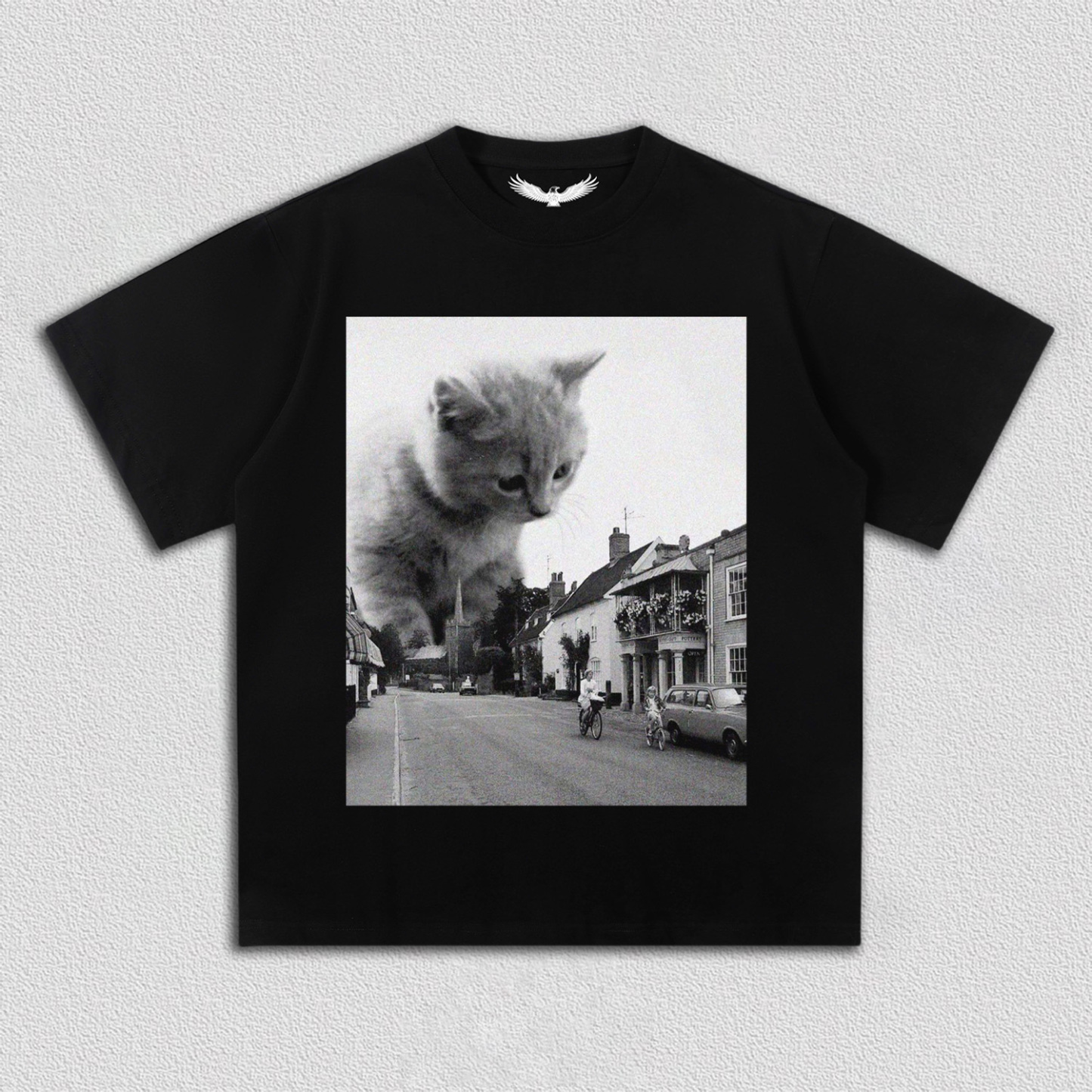 Giant Cat in the Town T-Shirt