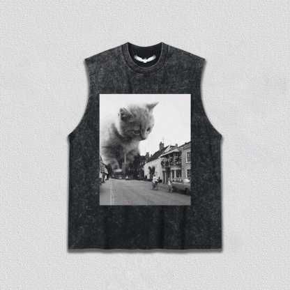Giant Cat in the Town T-Shirt