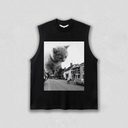 Giant Cat in the Town T-Shirt