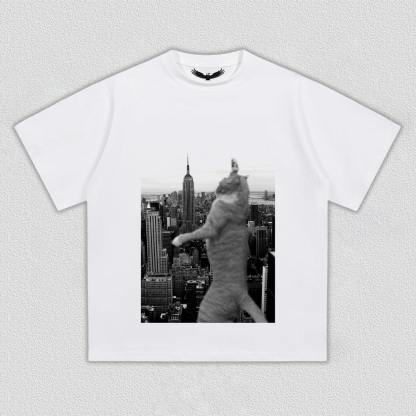"Dancing" Cat in the City T-Shirt