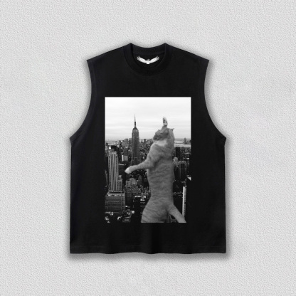 "Dancing" Cat in the City T-Shirt