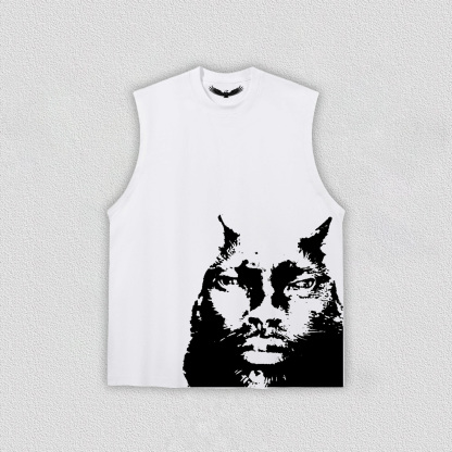 Creative Cat Face T-Shirt