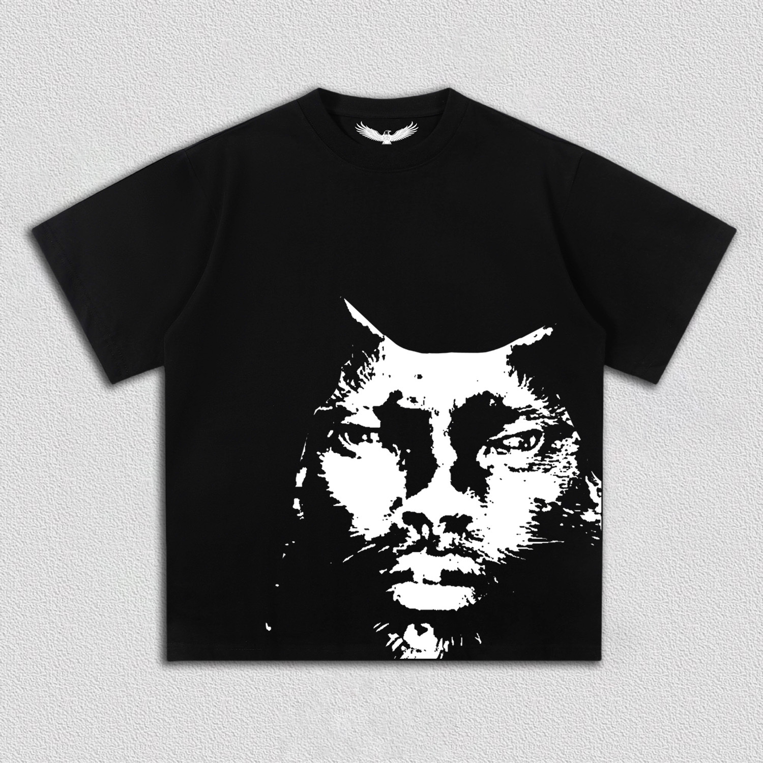 Creative Cat Face T-Shirt