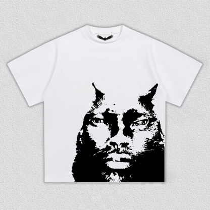 Creative Cat Face T-Shirt
