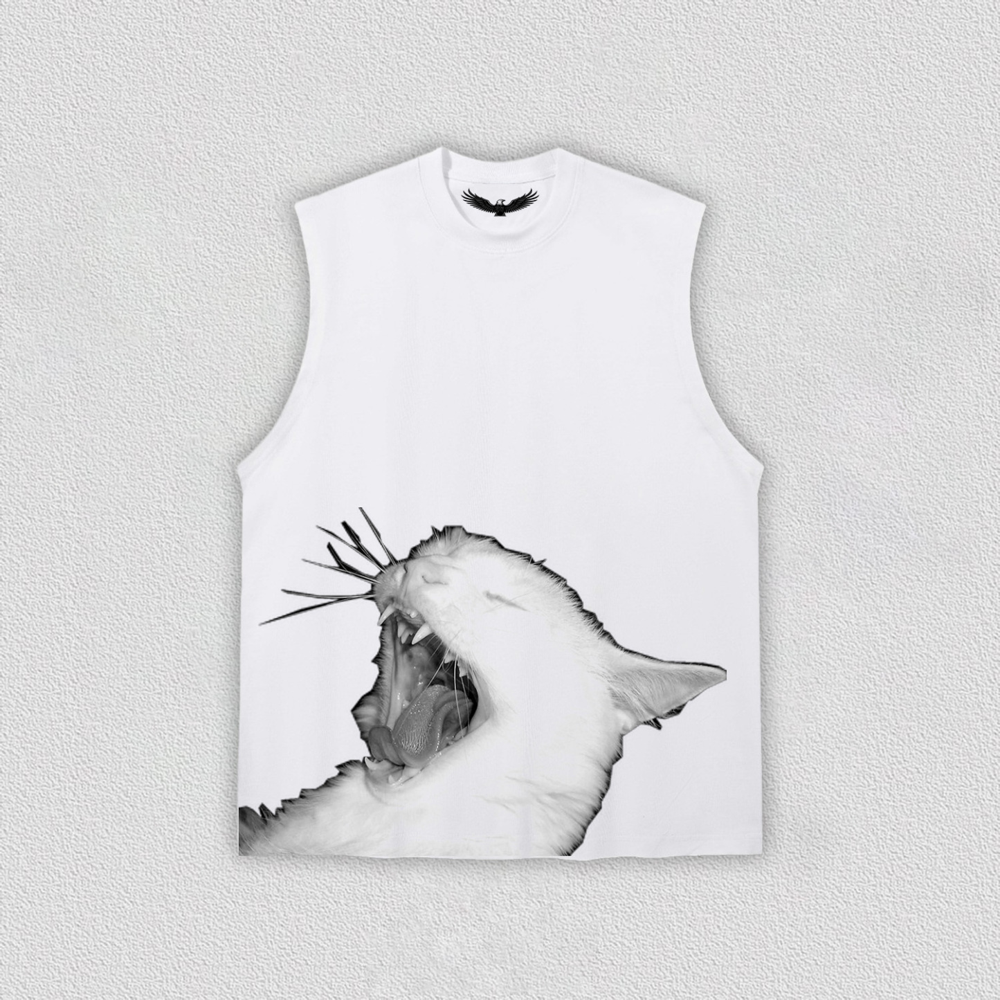 Lazy Yawning Cat T-Shirt