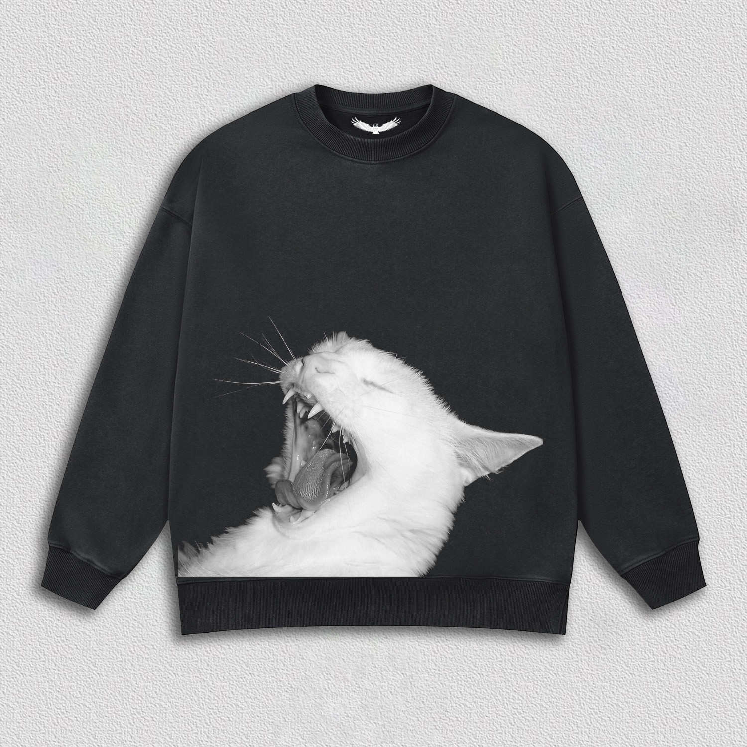 Lazy Yawning Cat T-Shirt