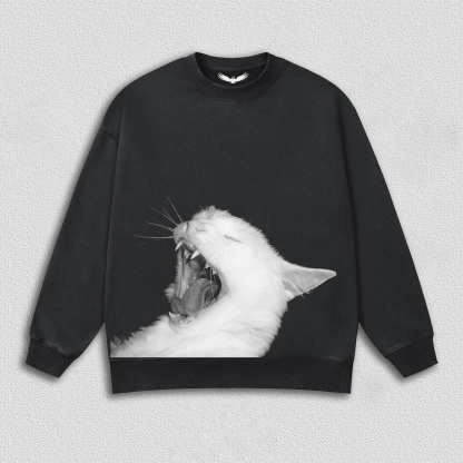 Lazy Yawning Cat T-Shirt