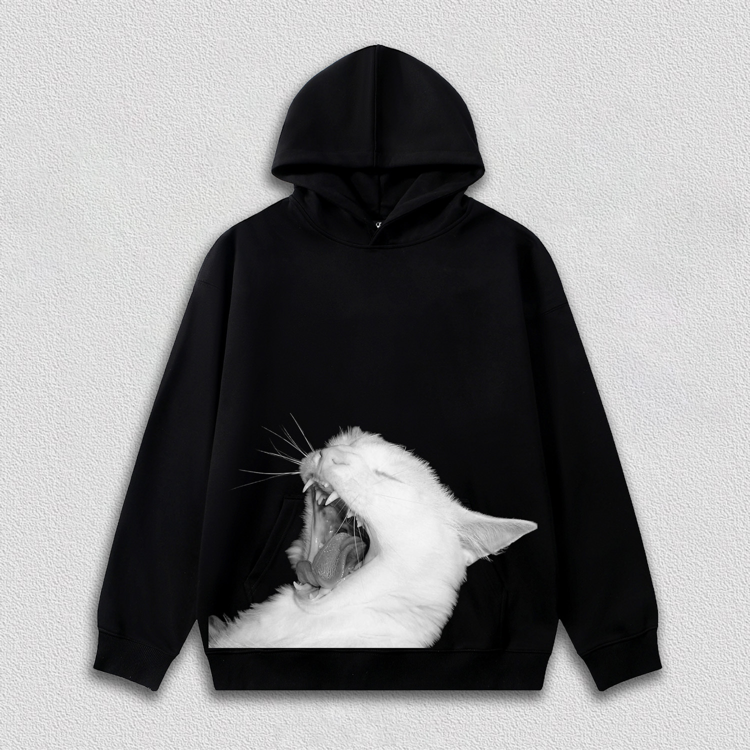 Lazy Yawning Cat T-Shirt