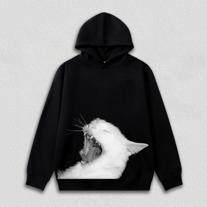 Lazy Yawning Cat T-Shirt