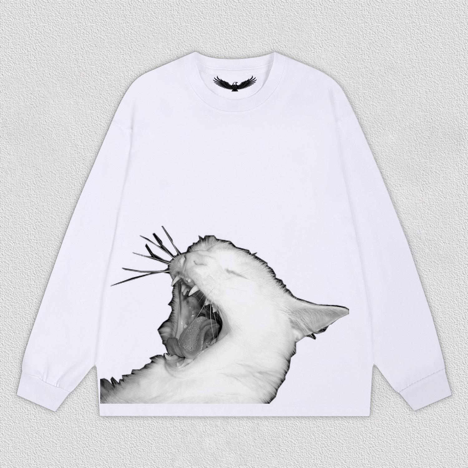 Lazy Yawning Cat T-Shirt