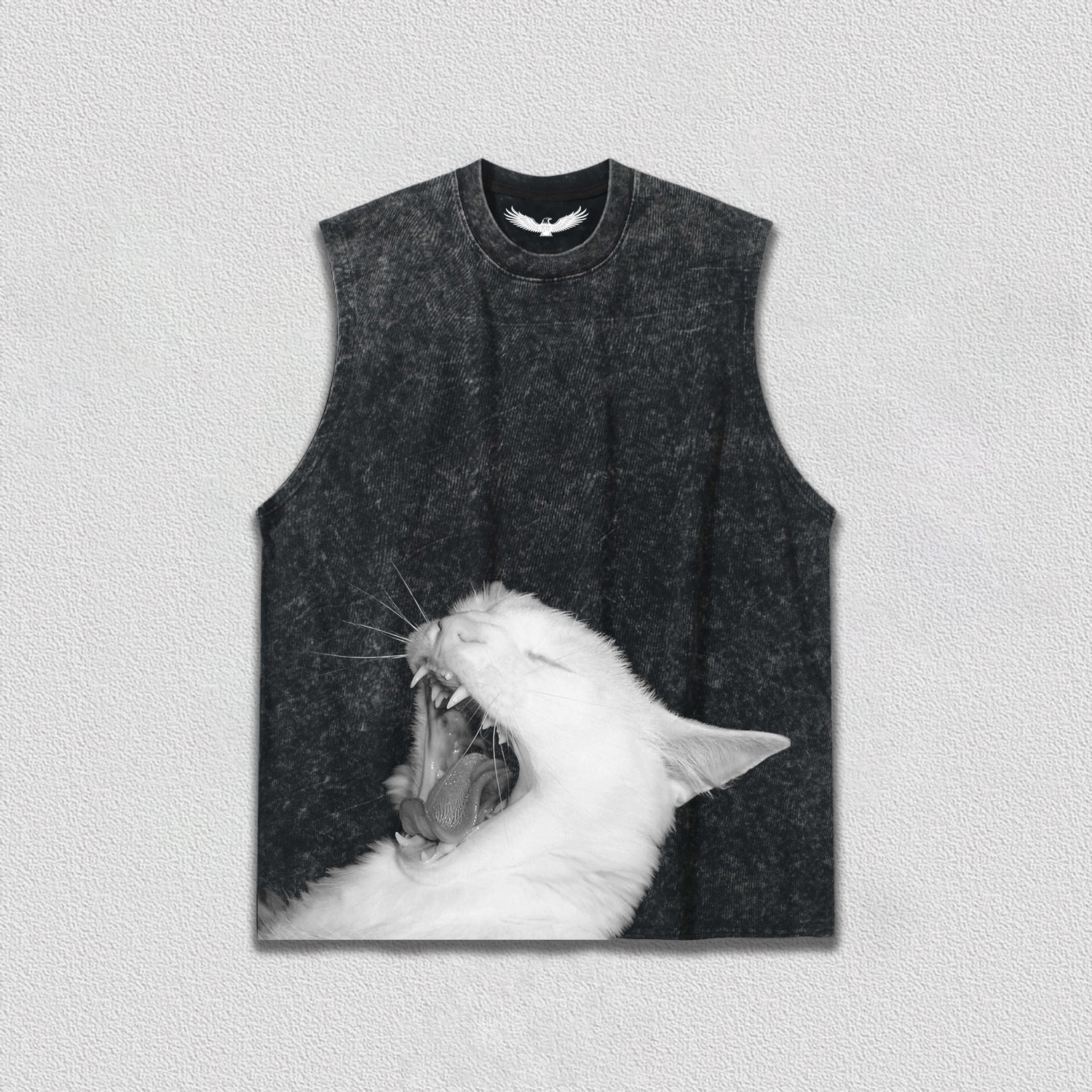 Lazy Yawning Cat T-Shirt