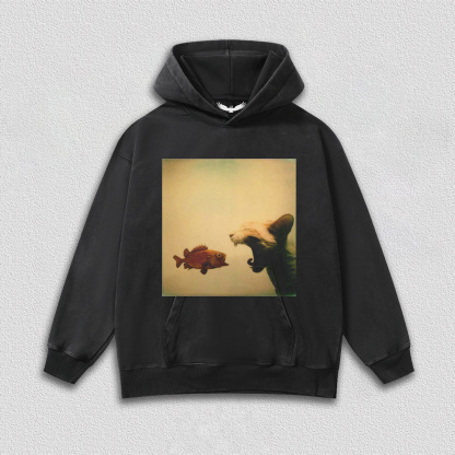 Tense Moment of Cat and Fish T-Shirt