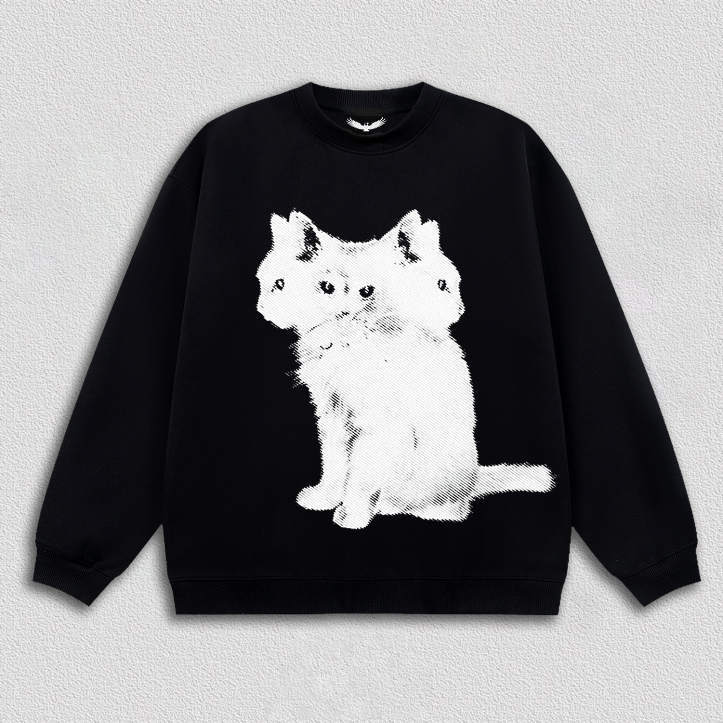 Artistic Multi - Headed Cat T-Shirt